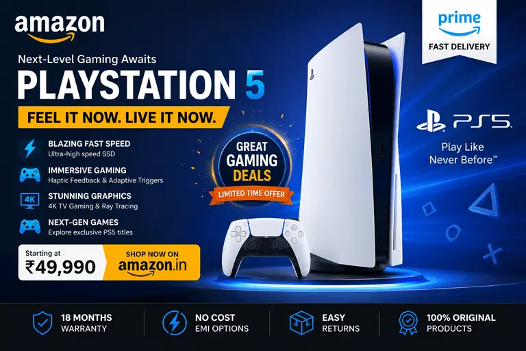 PlayStation 5 on Amazon