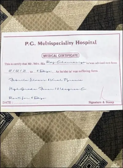 medical certificate 3